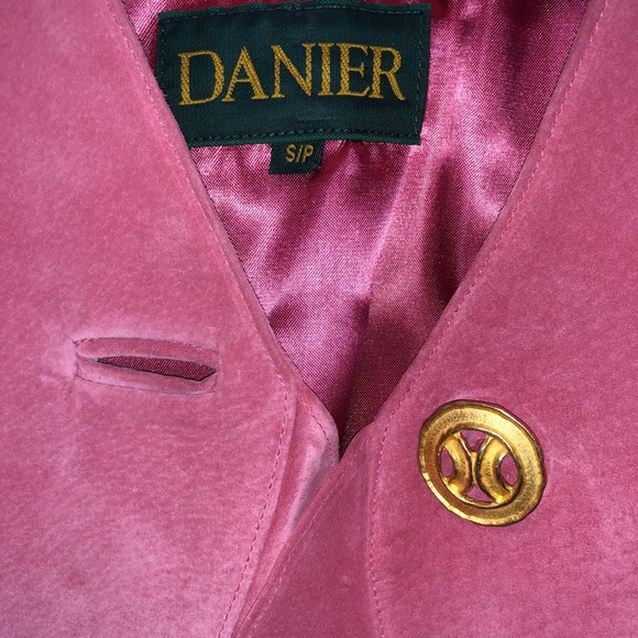 Vintage Danier Pink Two Piece Set Skirt and Jacket - Picture 5 of 16